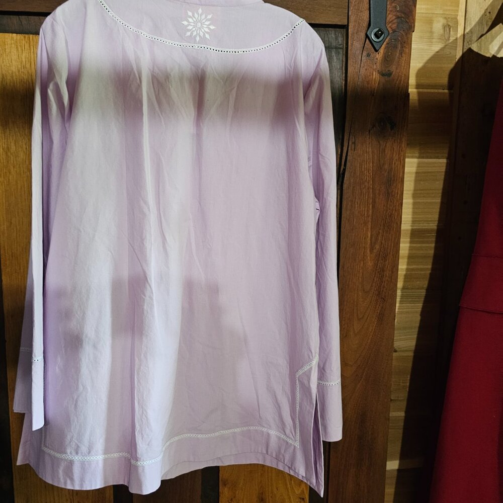 NWT Nico Blue lilac tunic top XL - Picture 4 of 6